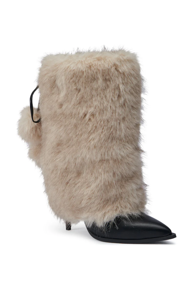 AZALEA WANG MAYRA TAUPE BOOTIE - Image 6
