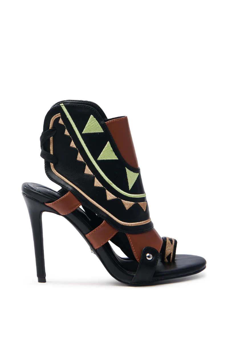 AZALEA WANG MERAKI BLACK AND BONE SANDAL - Image 5