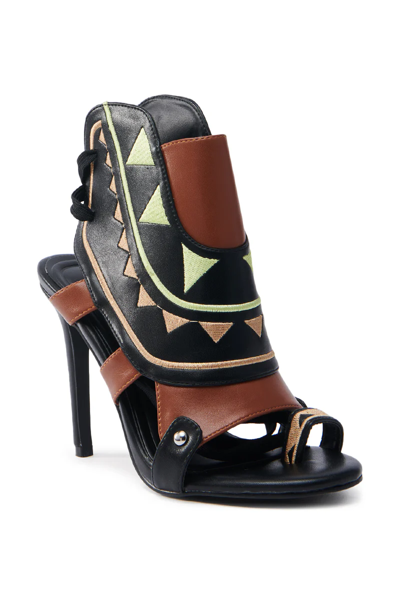 AZALEA WANG MERAKI BLACK AND BONE SANDAL - Image 6