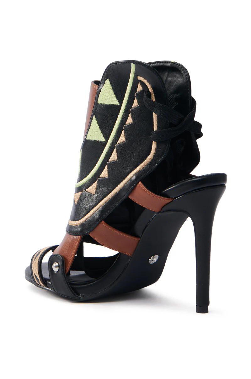AZALEA WANG MERAKI BLACK AND BONE SANDAL - Image 7