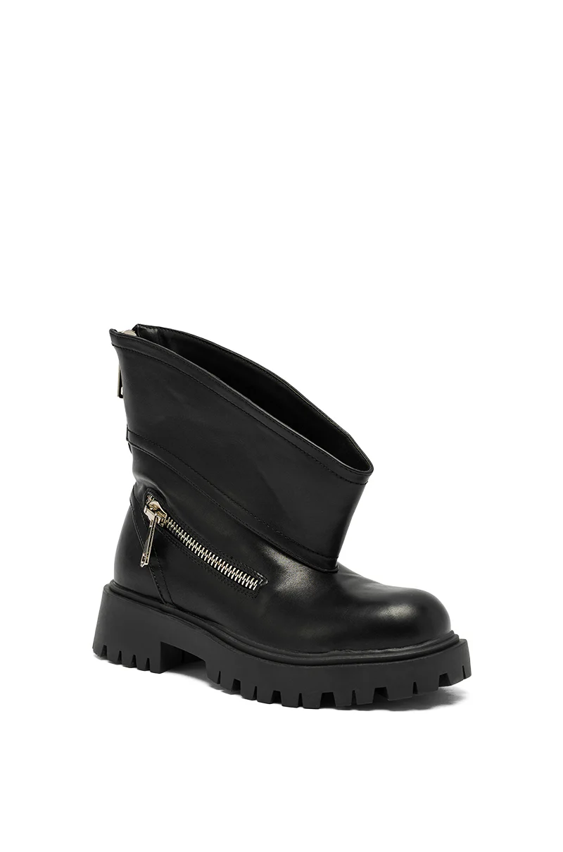 AZALEA WANG MOHSEN BLACK COMBAT BOOTIE - Image 5