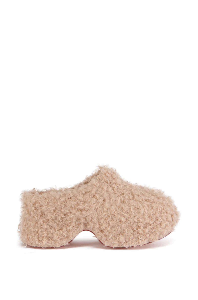 AZALEA WANG MORTICIA BROWN SHERPA CLOG - Image 4
