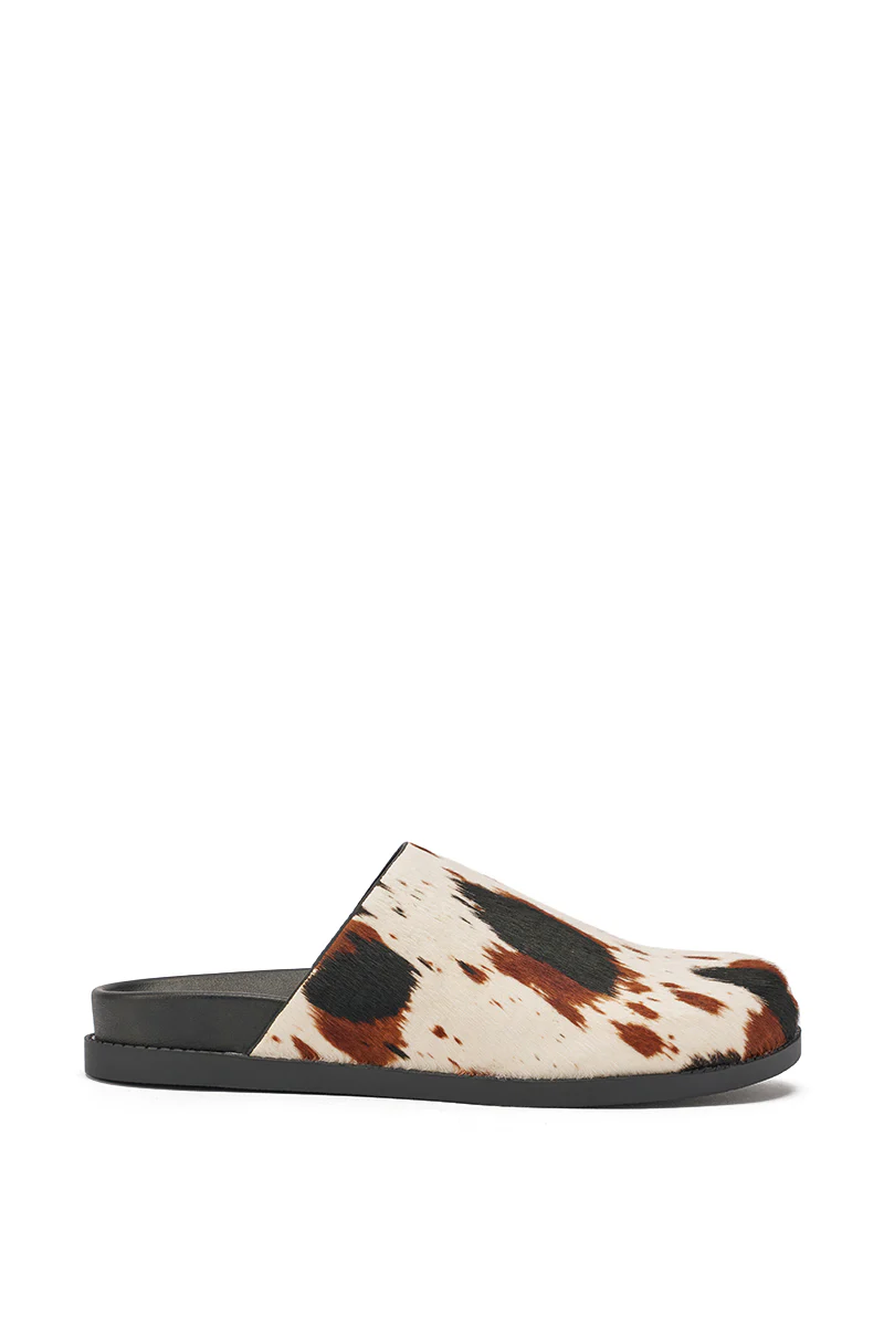 AZALEA WANG MUKEY COW PRINT CALF HAIR FLAT - Image 6