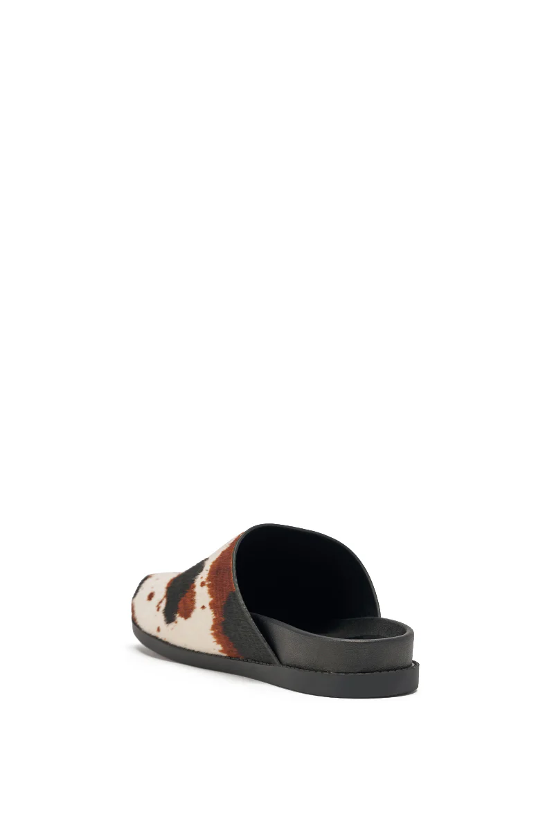 AZALEA WANG MUKEY COW PRINT CALF HAIR FLAT - Image 7