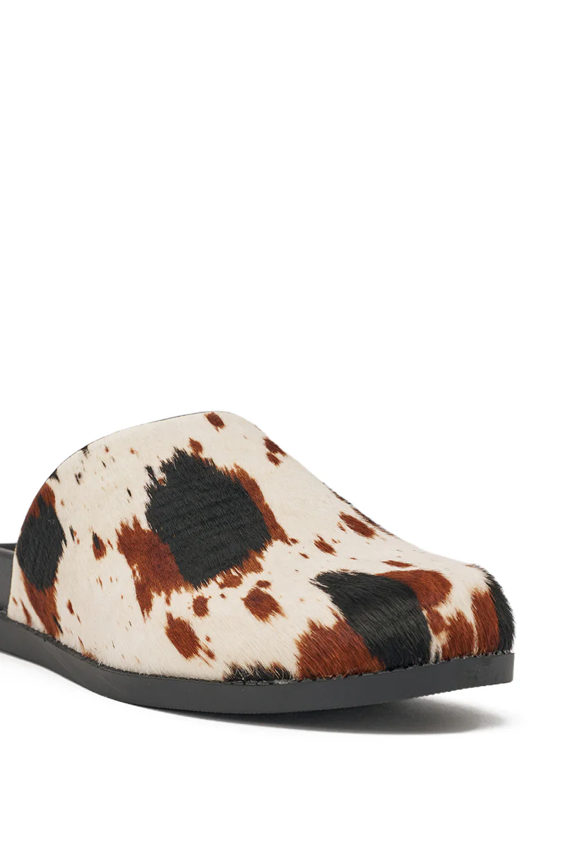AZALEA WANG MUKEY COW PRINT CALF HAIR FLAT - Image 8