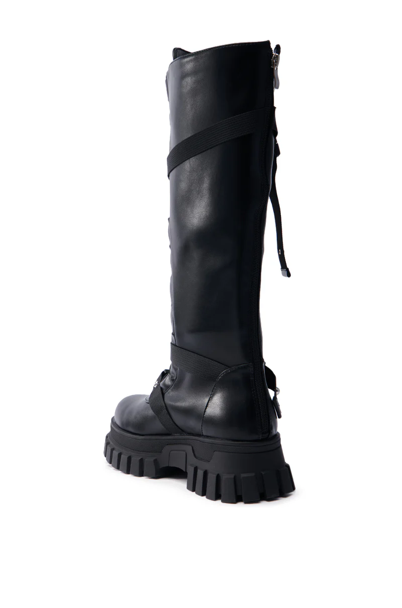 AZALEA WANG MYRON BLACK BOOT - Image 5