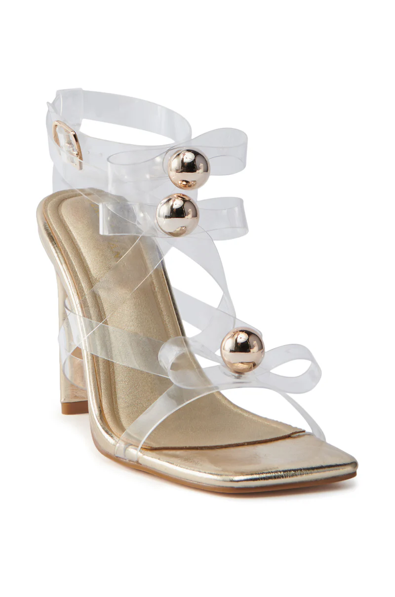 AZALEA WANG NARCISO GOLD SANDAL - Image 5