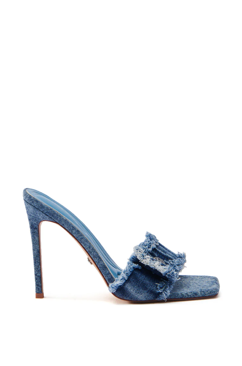 AZALEA WANG NOBURO DENIM STILETTO SANDAL - Image 4