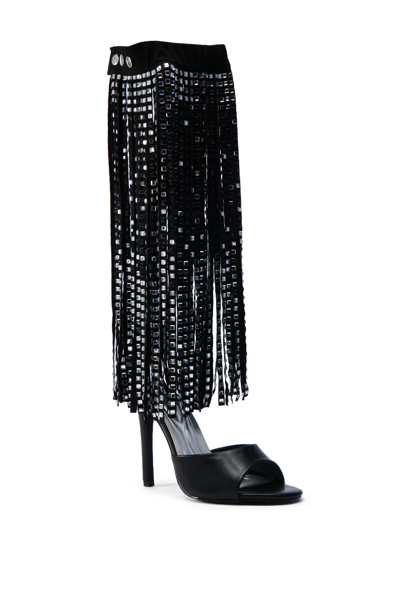 AZALEA WANG NUALA BLACK STILETTO SANDAL - Image 7