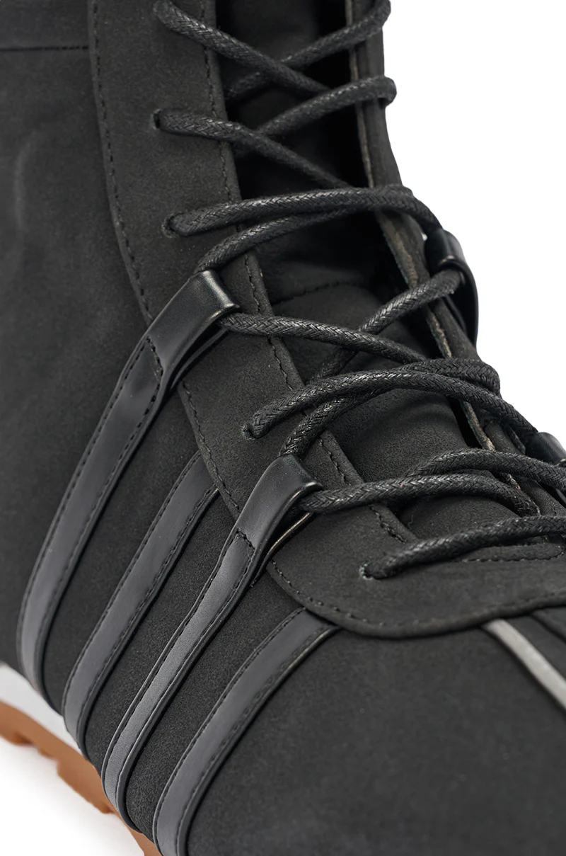 AZALEA WANG OZZY BLACK FLAT SNEAKER - Image 7