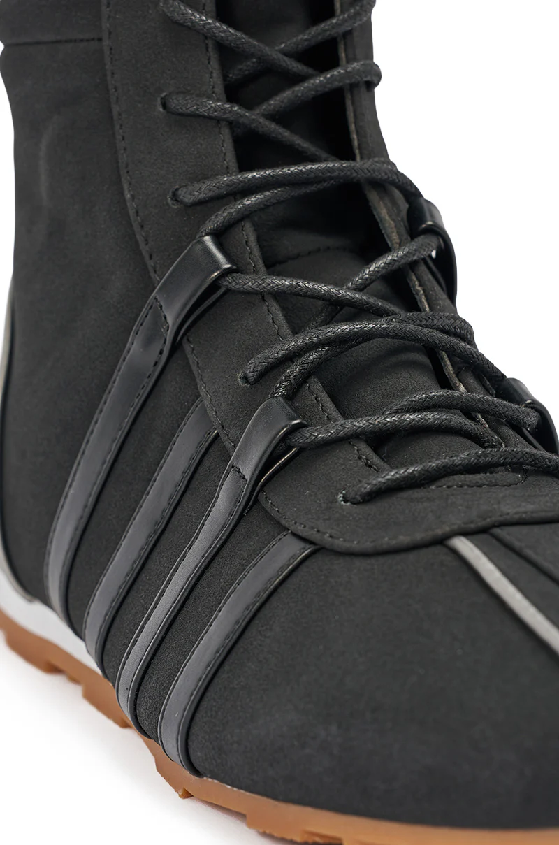 AZALEA WANG OZZY BLACK FLAT SNEAKER - Image 8