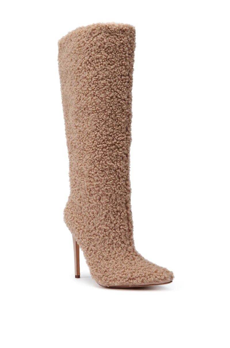 AZALEA WANG PAITYN FUZZY BOOT IN BROWN - Image 5