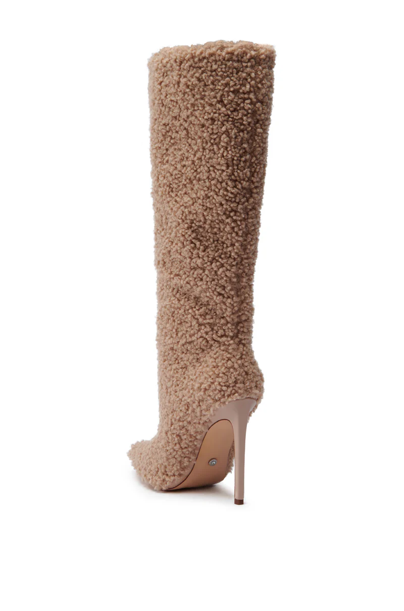 AZALEA WANG PAITYN FUZZY BOOT IN BROWN - Image 6