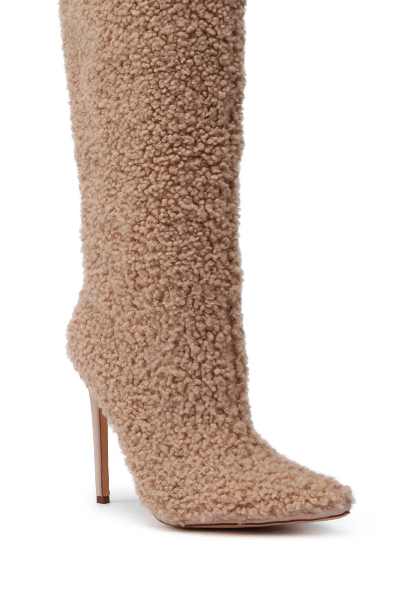 AZALEA WANG PAITYN FUZZY BOOT IN BROWN - Image 7