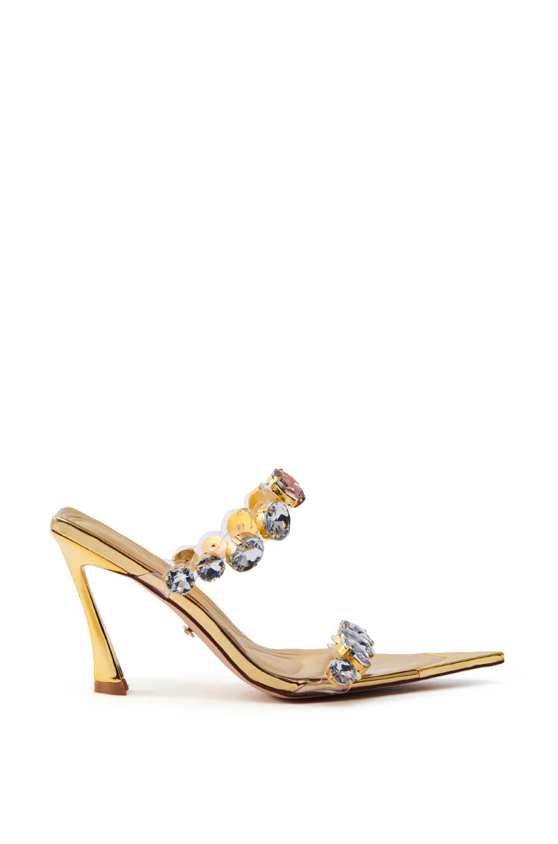 AZALEA WANG PAOLINA GOLD SANDAL - Image 4
