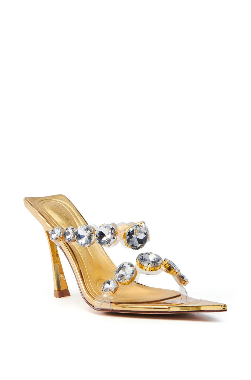 AZALEA WANG PAOLINA GOLD SANDAL - Image 5