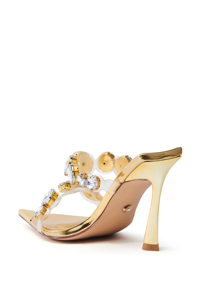 AZALEA WANG PAOLINA GOLD SANDAL - Image 6