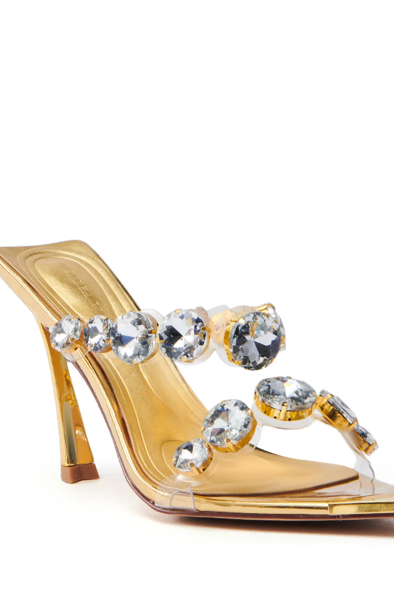 AZALEA WANG PAOLINA GOLD SANDAL - Image 7