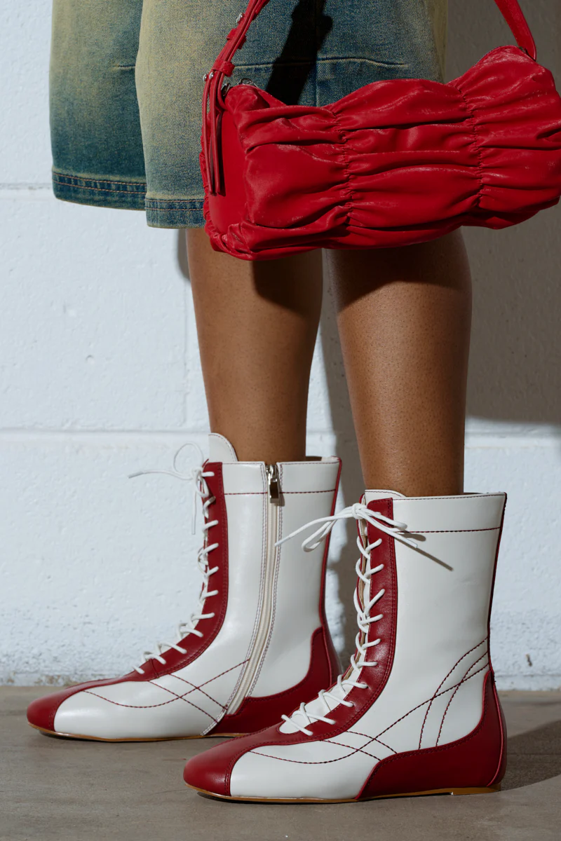 AZALEA WANG PASSER SPORTY FLAT BOOTIE - Image 4