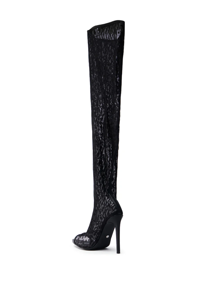 AZALEA WANG PATRICIA BLACK STILETTO BOOT - Image 4