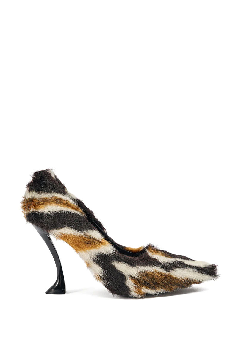 AZALEA WANG PAULHINO FAUX FUR PUMP - Image 3