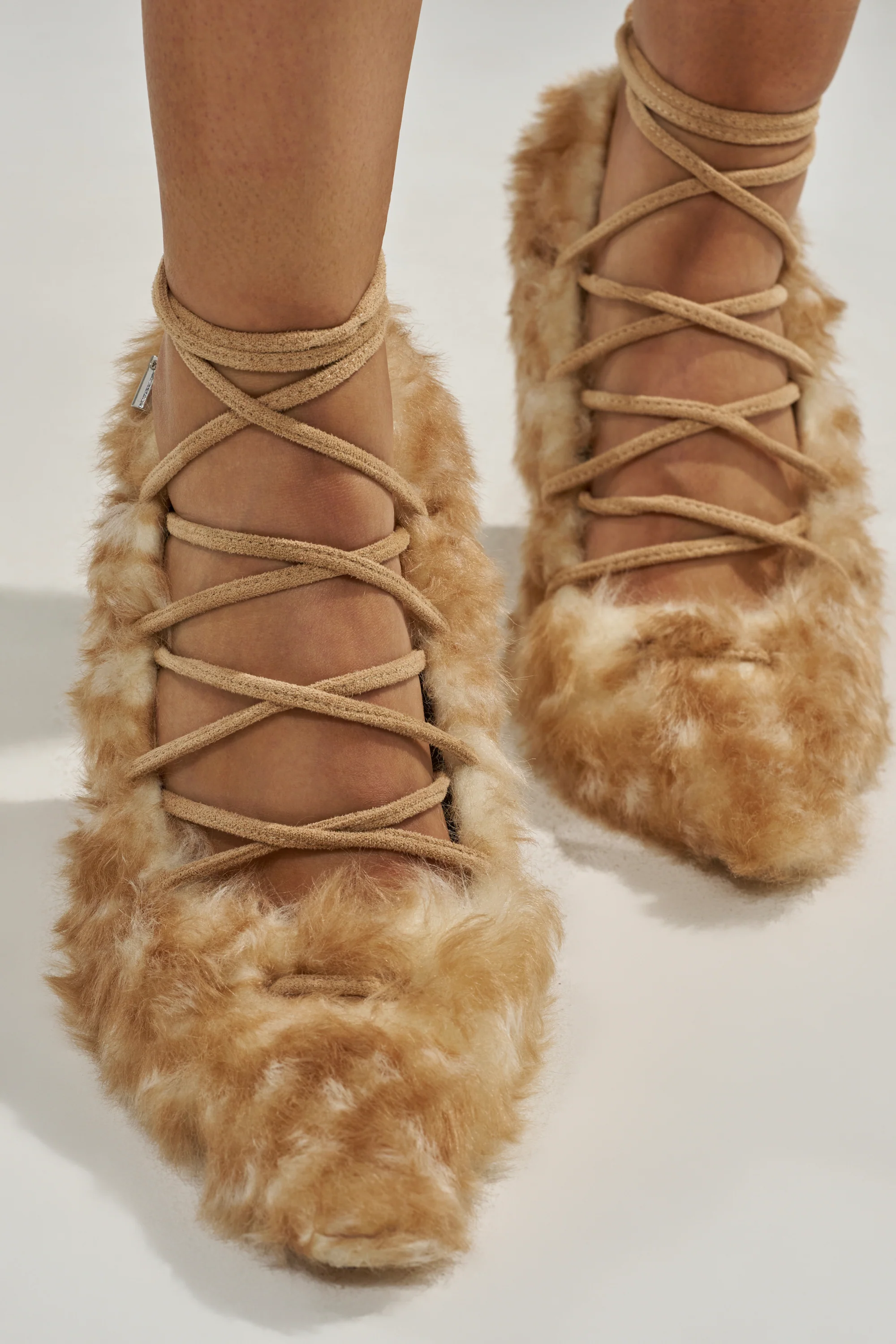 AZALEA WANG PAULHINO SNOW LEOPARD STRAPPY PUMP - Image 6