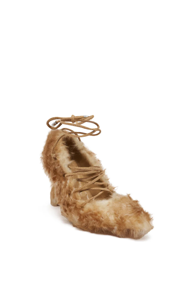 AZALEA WANG PAULHINO SNOW LEOPARD STRAPPY PUMP - Image 8