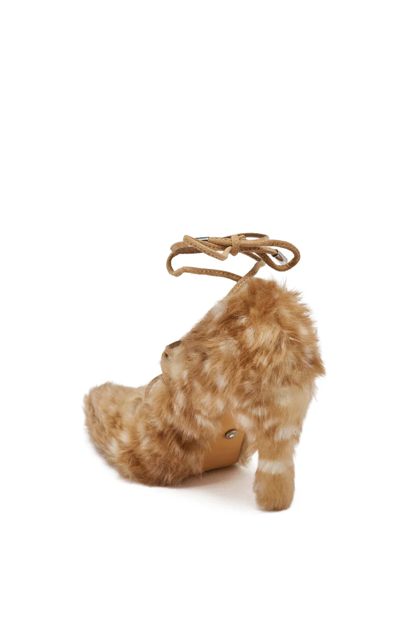 AZALEA WANG PAULHINO SNOW LEOPARD STRAPPY PUMP - Image 9