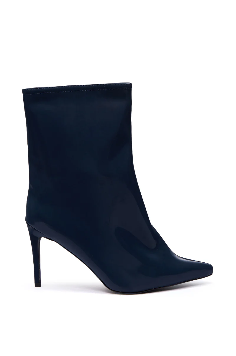 AZALEA WANG QUINNTA NAVY BOOTIE - Image 4