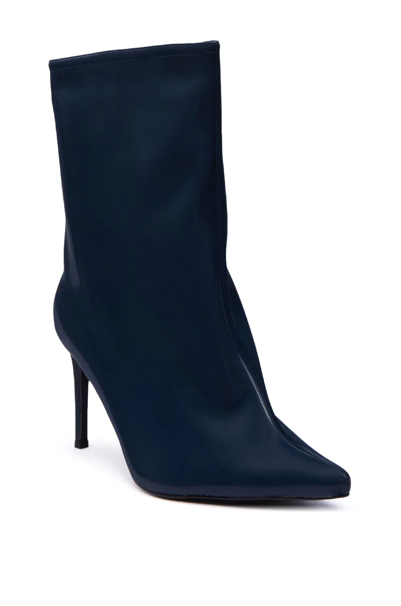 AZALEA WANG QUINNTA NAVY BOOTIE - Image 5