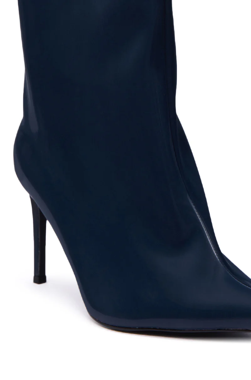 AZALEA WANG QUINNTA NAVY BOOTIE - Image 7