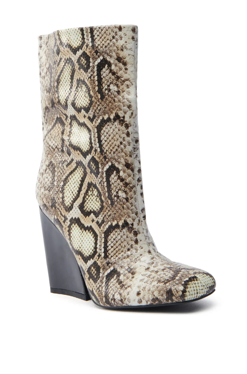 AZALEA WANG RANSOM BLACK MULTI SNAKE BOOTIE - Image 5
