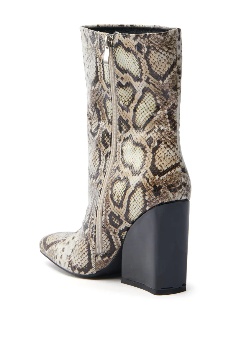 AZALEA WANG RANSOM BLACK MULTI SNAKE BOOTIE - Image 6