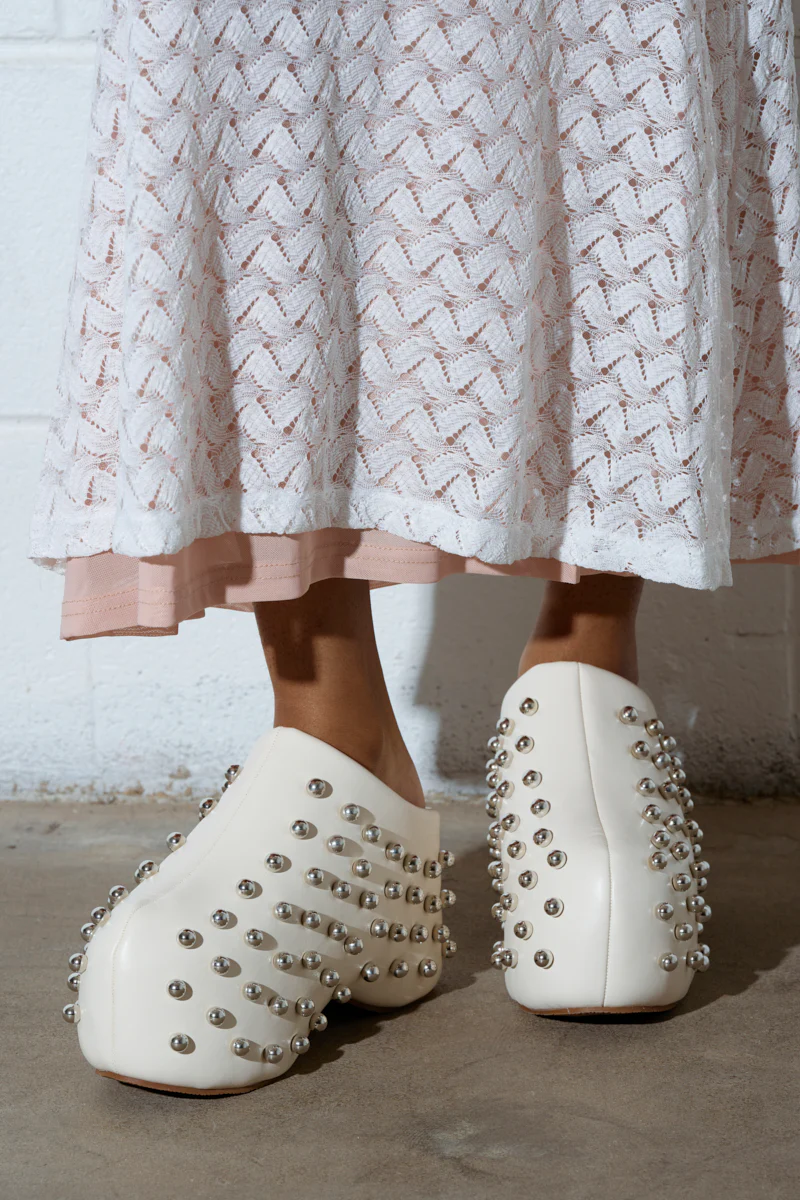 AZALEA WANG ROMESCO BONE CLOG - Image 2