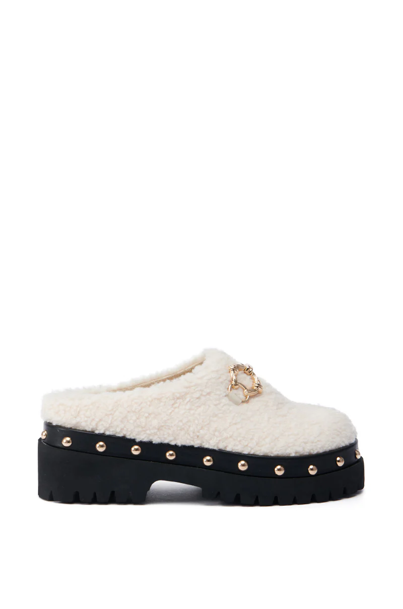 AZALEA WANG ROZELE BEIGE CLOG - Image 3