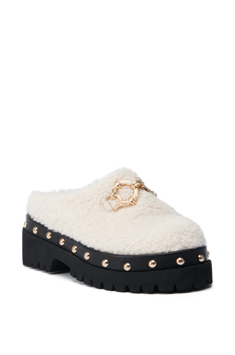 AZALEA WANG ROZELE BEIGE CLOG - Image 4