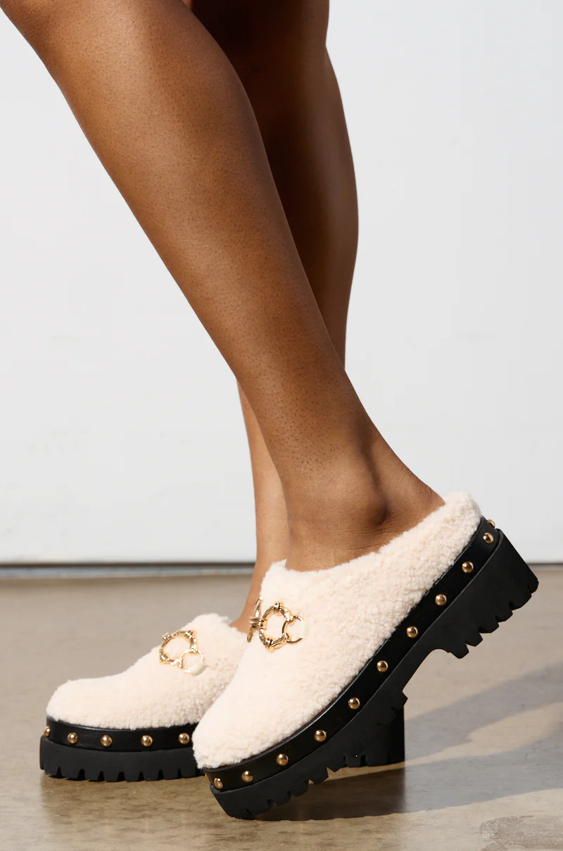 AZALEA WANG ROZELE BEIGE CLOG - Image 7