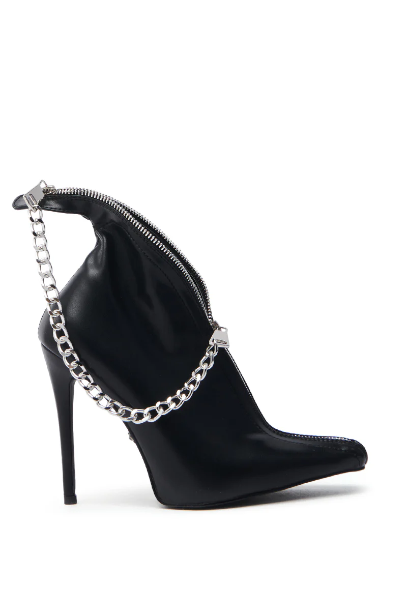 AZALEA WANG SAGITTA BLACK STILETTO PUMP - Image 3