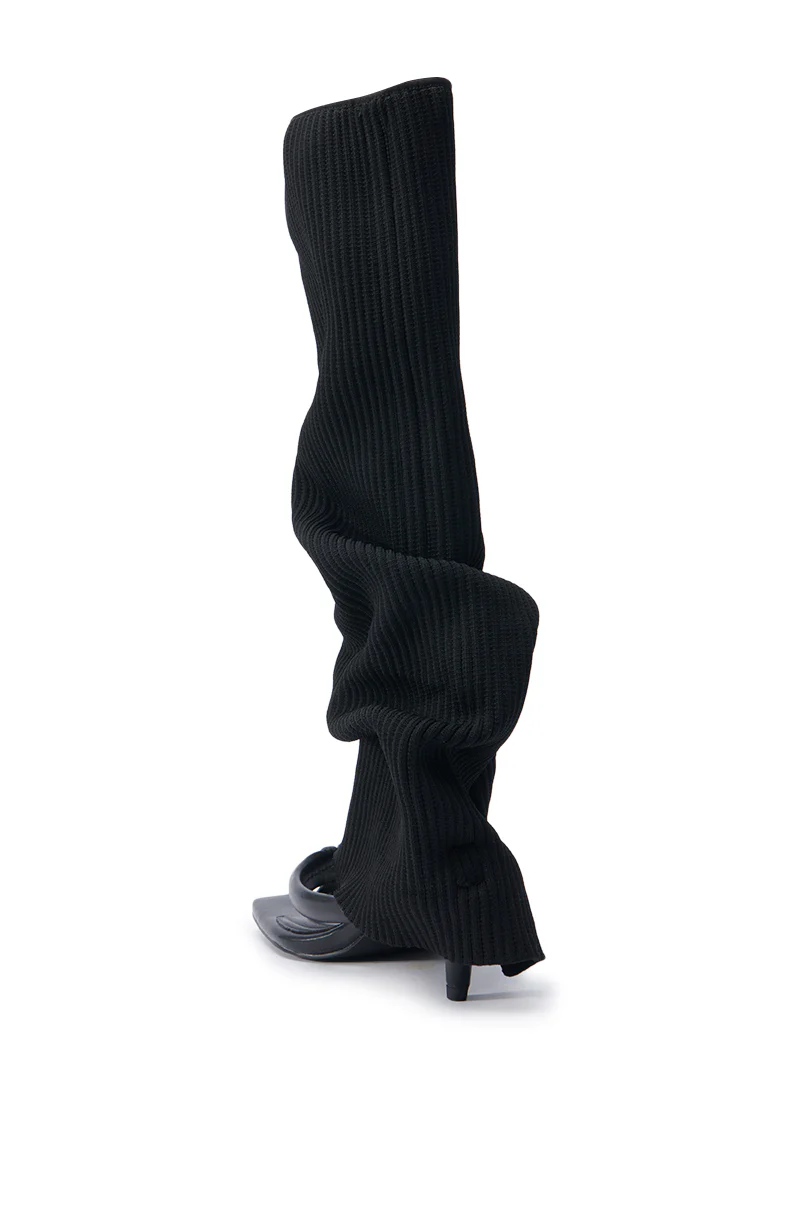 AZALEA WANG SAPPHIRA BLACK SANDAL - Image 5