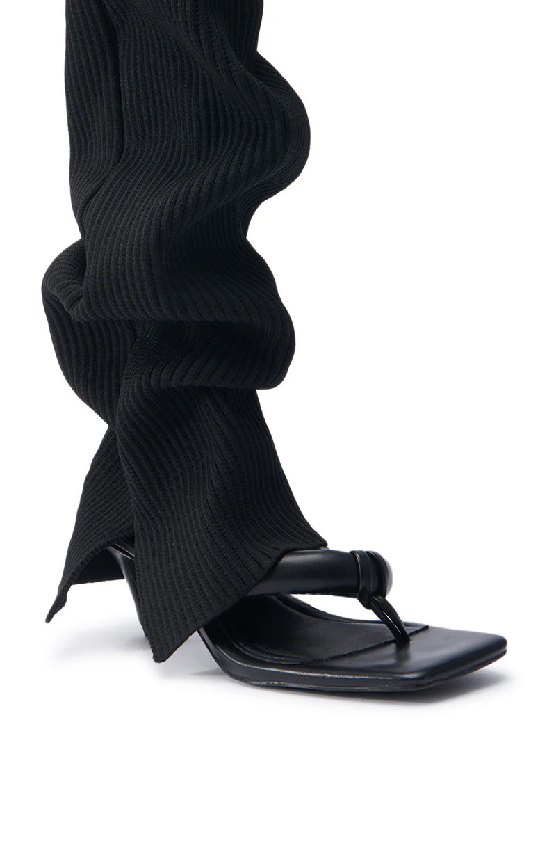 AZALEA WANG SAPPHIRA BLACK SANDAL - Image 6