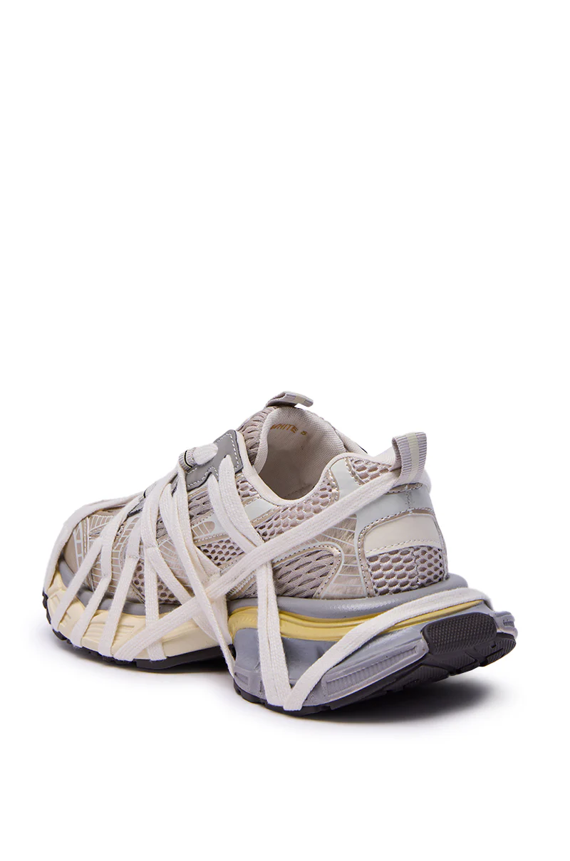 AZALEA WANG SELIE WHITE FLAT SNEAKER - Image 8