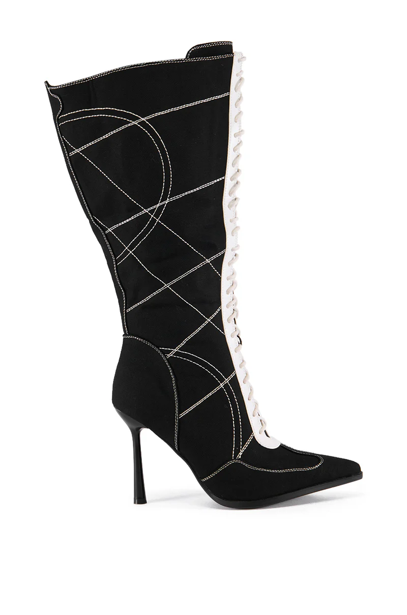 AZALEA WANG SEONA BLACK BOOT - Image 3