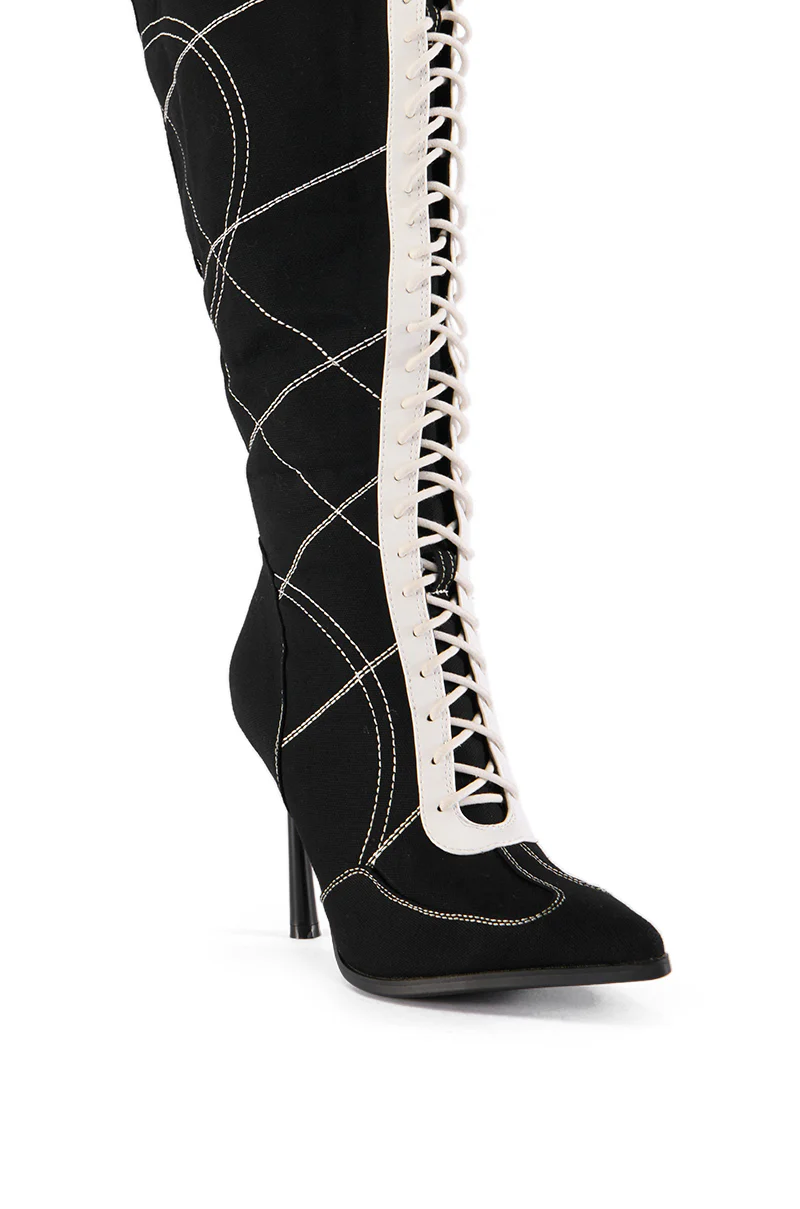 AZALEA WANG SEONA BLACK BOOT - Image 6