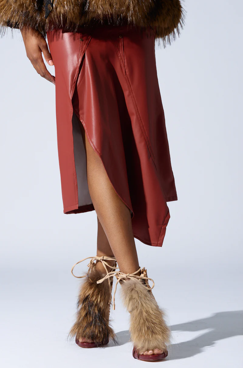 AZALEA WANG SHAINY MULTI MATERIAL SANDAL - Image 6