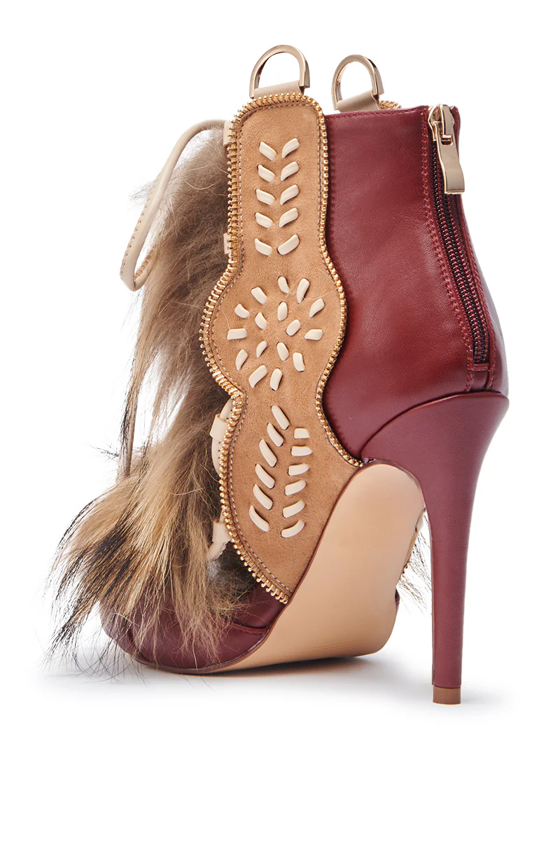 AZALEA WANG SHAINY MULTI MATERIAL SANDAL - Image 9