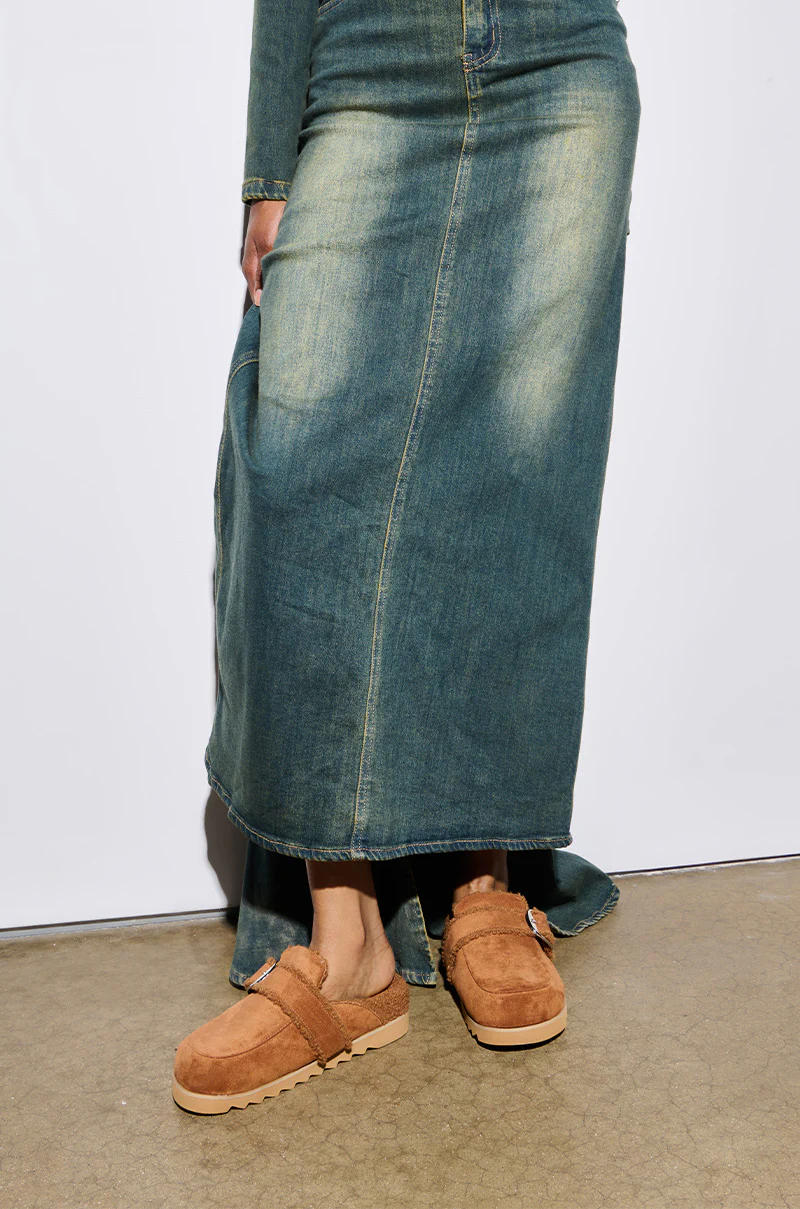 AZALEA WANG SIMAH CHESTNUT SLIPPER CLOG - Image 2