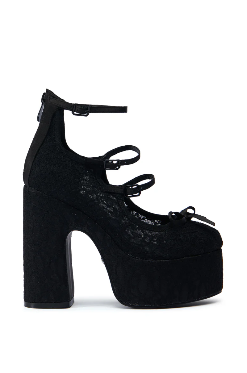 AZALEA WANG SPROUT BLACK PUMP - Image 2