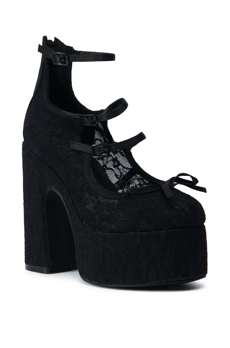 AZALEA WANG SPROUT BLACK PUMP - Image 3