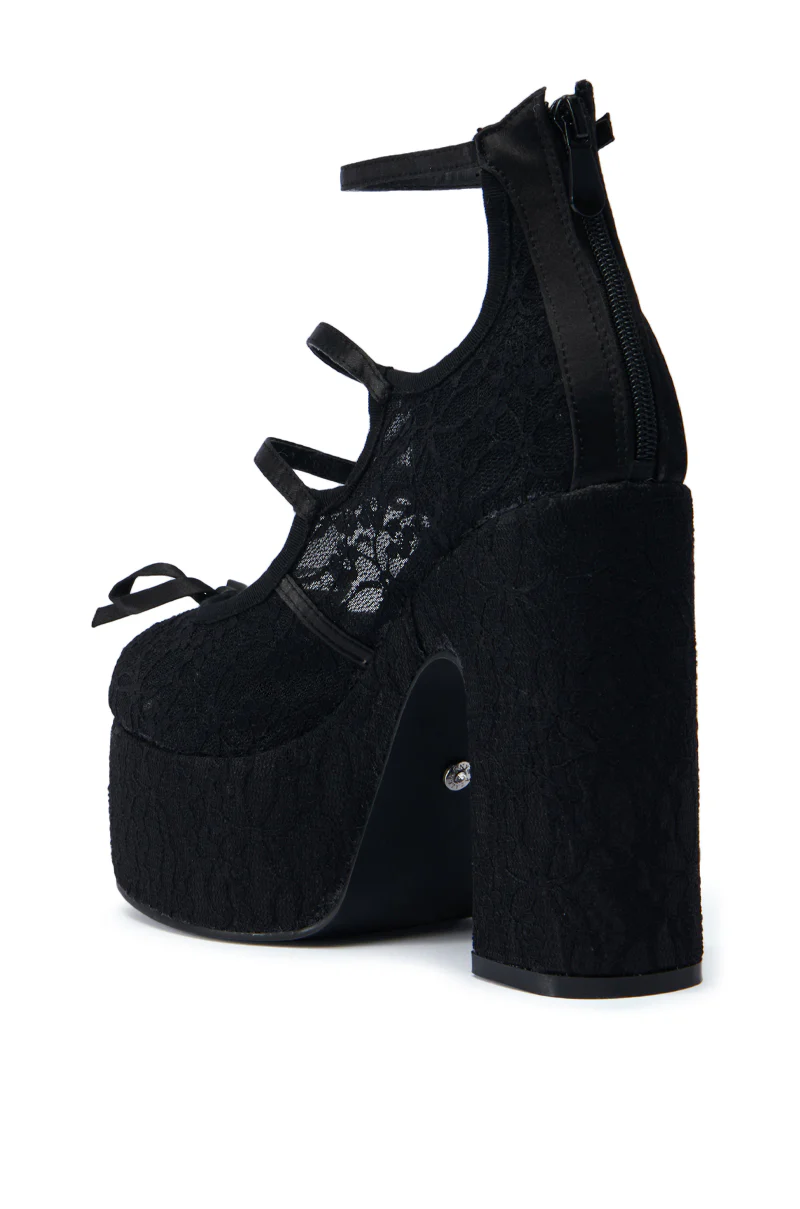 AZALEA WANG SPROUT BLACK PUMP - Image 4
