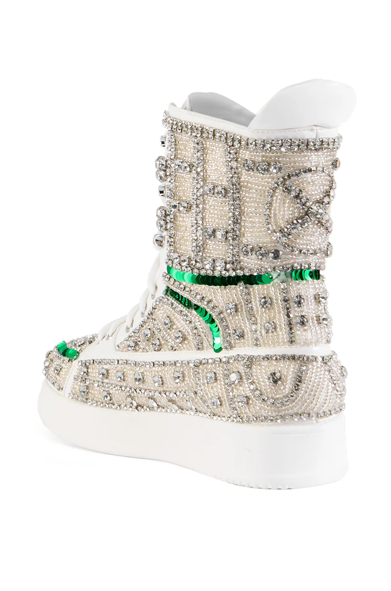 AZALEA WANG STANDOUT WHITE SNEAKER - Image 4